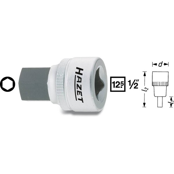 Hazet HAZET nástrčný kľúč 1/2 (12.5 mm) 985-17; 985-17