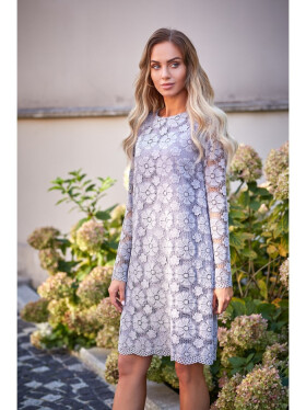 Dámske šaty M406 Grey - MOE M-38 šedá