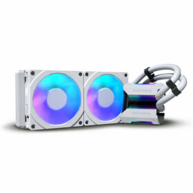 PHANTEKS Glacier One 240 MPH biela / 2x 120mm / Updraft Floating Bearing / 2200 RPM / 60.5 CFM / D-RGB / AMD + Intel (PH-GO240MPH_DWT01)