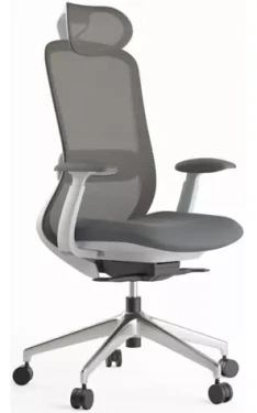 Mercury BESSEL kancelárska stolička svetlo šedá / 118-133cm / látka sieťovina / 120 kg (1053401)
