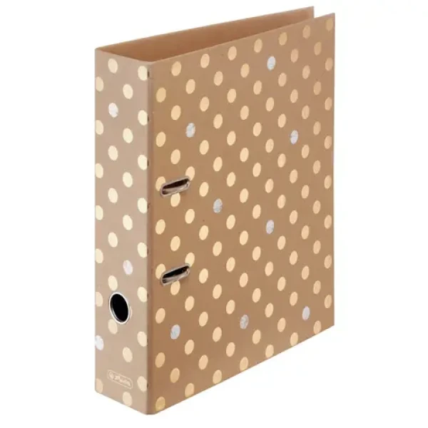 Herlitz Zakladač A4 / 8 cm / hnedá (50021796)