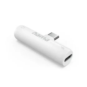 HAMA audio adaptér USB-C na jack 3,5 mm / aktívny / USB-C napájanie (201723)