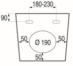 HOPA - Závesný bidet OVALE BASSO OLKLT053F