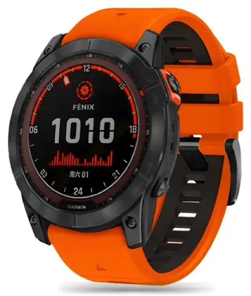 Tech-Protect IconBand Pre oranžovo-čierna / Remienok / Garmin Fenix 3 5X 3HR 5X PLUS 6X 6X Pro 7X