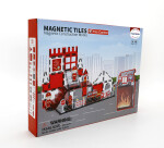 Mamido Mamido Magnetická stavebnica hasiči 48 dielov, hasičská stanica MT1482