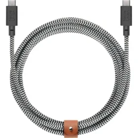 Native Union Belt Cable XL USB-C - USB-C 3M 100 W ZEBRA (BELT-XL-C-ZEB-3-NP)
