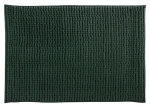 MSV Kúpeľňová predložka CHENILLE tmavo zelená / mikrovlákno / protišmyková / 40 x 60 cm