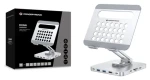Conceptronic DONN26G strieborná / Dokovacia stanica a stojan / HDMI / 2x USB-A / USB-C / čítačka kariet (DONN26G)