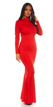 Sexy KouCla Turtleneck dress with WOW back