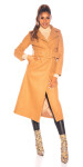 Trendy Koucla Long Coat with Belt