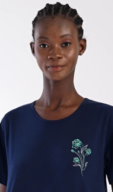 Dámske domáce šaty Zuzka - Vienetta XXL tmavě modrá