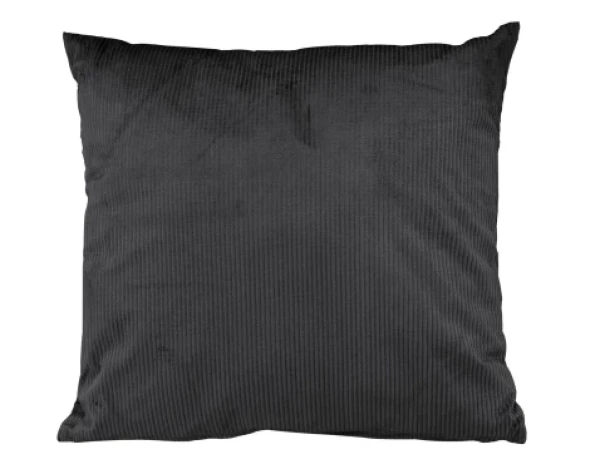 Dekoračný vankúš Cordia 45x45 cm, antracitový%
