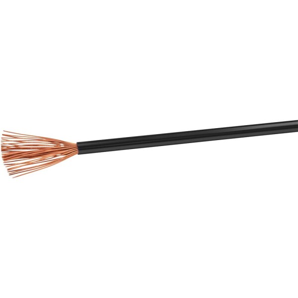 VOKA Kabelwerk H07VK15SW el. kábel hadicový, H07V-K, 1 x 1.50 mm², čierna, 100 m; H07VK15SW