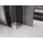 MEXEN/S - Velár sprchovací kút, posuvné dvere 90 x 90, grafit, chróm 871-090-090-41-01