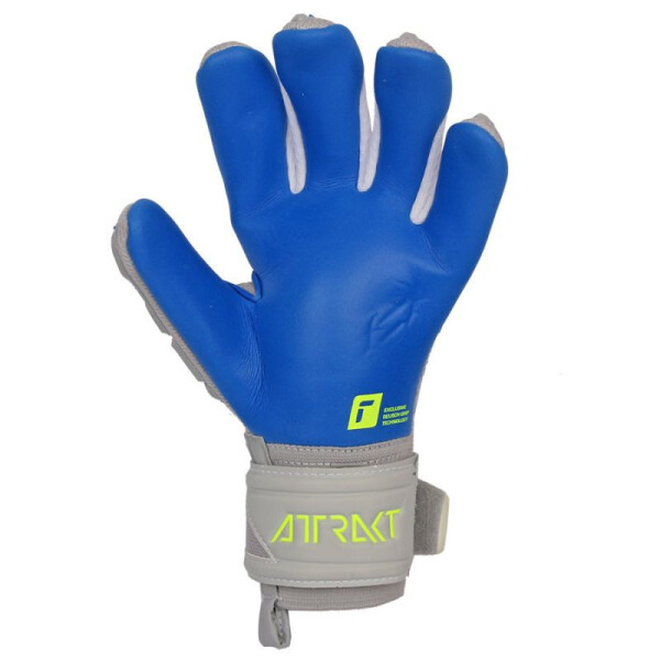 Brankárske rukavice Attrakt Freegel Silver Finger Support Jr 52 72 230 6006 - Reusch 6 šedo-modrá