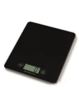 Weis Kuchynská váha čierna / Digitálna kuchynská váha / max. 5 kg / funkcia TARE / LCD displej (10519)