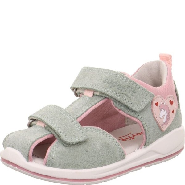 Dievčenské sandále BOOMERANG Green/Rose Superfit 1-000866-7510 - 28