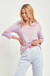 3458 DÁMSKE DLHÉ PYŽAMO ANDREA S-XL heather S