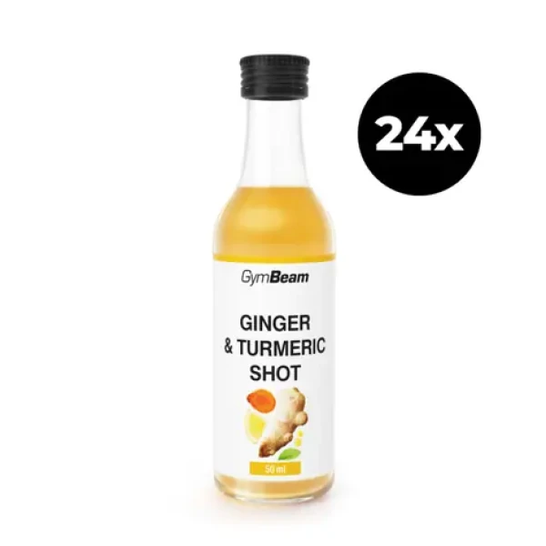 Zázvorový shot s kurkumou - GymBeam (24 x 50 ml) (30346-3-24x50ml)