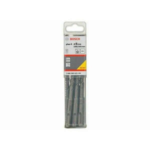 Vrták Bosch SDS PLUS-5, priemer 8 mm, pracovná dĺžka 100 mm