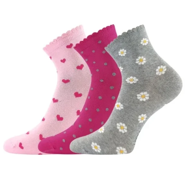 Ponožky LONKA® Ema mix 3 páry 25-29 120821