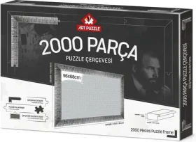 ART PUZZLE 14630 Rám na puzzle 96x68cm strieborná