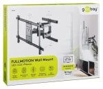 Goobay Pro FULLMOTION XL čierna / Nástenný držiak pre TV / 43-100" / VESA 800x400 / nosnosť 60 kg (49746)