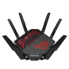 Asus ROG RaptureGT-BE19000 čierna / Router / 2.4GHz 1376 Mbps / 5GHz 5760Mbps / 6GHz 11520Mbps / 2x WAN + 4X LAN (90IG0850-MO9A0V)
