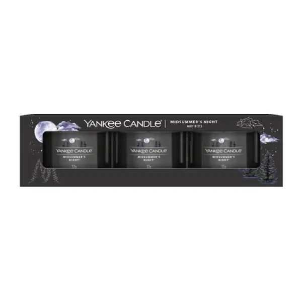 Yankee Candle Sada Votívnych Sviečok Plnených V Skle Midsummer´S Night (5038581167374)