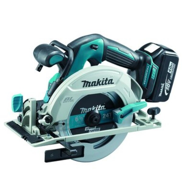 Makita DHS680RTJ / Aku Okružná píla / 18V / Priemer kotúča 165 mm / 2x5.0Ah / Hĺbka rezu 57 mm / 5000 ot-min (DHS680RTJ)