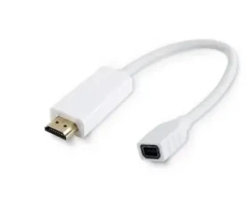MicroConnect Adaptér HDMI (M) - miniDP (F) 0.1m biela (HDMMDP)