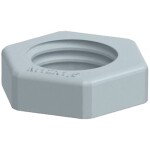 OBO Bettermann 116 M12 SGR PA poistná matka PG12 plast tmavosivá 100 ks; 2048752