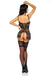 Dámsky erotický korzet Alena black - Beauty Night Fashion L/XL