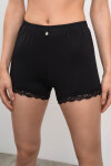 Vamp - Dámske jednofarebné šortky 16834 - Vamp black S