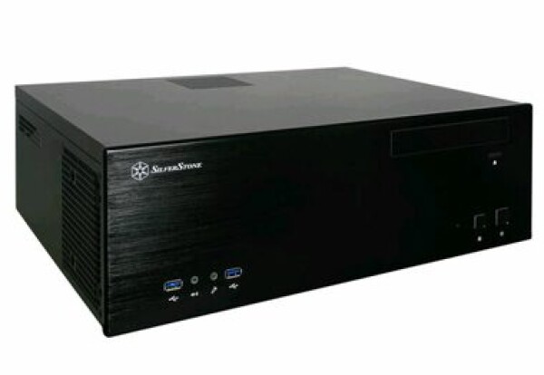 SilverStone GD04B Grandia desktop čierna / M-ATX / 2xUSB 3.0 / 3x 120 mm / bez zdroja (SST-GD04B USB 3.0)