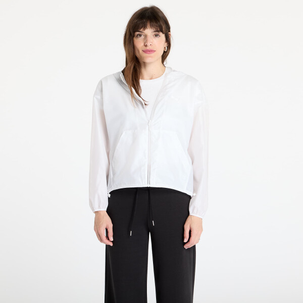 Bunda Puma Wardrobe Essentials Oversized UV Wind Jacket PUMA White L