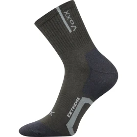 VOXX Ponožky sportovní slabé JOSEF se stříbrem TMAVĚ ZELENÉ 47-50 101340