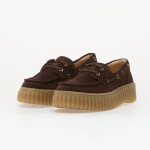 Tenisky Clarks Torhill Boat Dark Brown Suede EUR 38