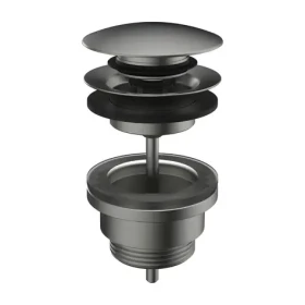 Laufen Umývadlový výpust Click-Clack kartáčovaná oceľ / Výpust / PVD Inox (H3709890901041)