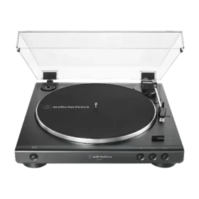 Audio Technica AT-LP60XBK čierna / Gramofón / 33.3 amp; 45 RPM / RCA / 3.5mm Jack / predzosilňovač (AT-LP60XBK)
