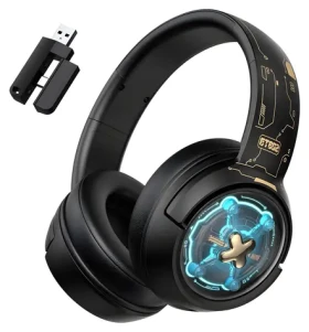ONIKUMA GT802 čierna / Herné slúchadlá / Bluetooth 5.4 / 2,4 GHz / RGB / mikrofón (GT802 Black)