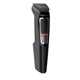 Philips MG3740-15 Multigroom series 3000 Čierna / Univerzálny zastrihávač / 60 minút doba prevádzky / 9 nástavcov (MG3740/15)