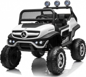 Giga elektrické autíčko Mercedes benz Unimog biela