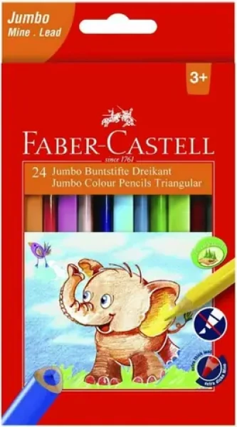 Faber-Castell Pastelky Extra Jumbo 12ks (128854)
