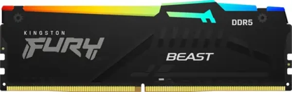 Kingston Fury Beast Black RGB 32GB (1x32GB) DDR5 5600MHz/CL40/DIMM/ECC/XMP (KF556C40BBA-32)
