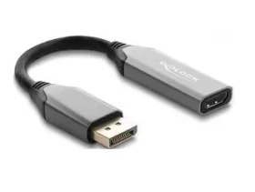 DeLock / Adaptér aktívny / DisplayPort 1.4 na HDMI / 8K / HDR (64366)