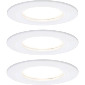 Paulmann Nova vstavané svietidlo do kúpeľne sada 3 ks LED LED 18 W IP44 biela (matná); 93460