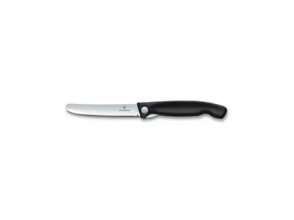 VICTORINOX Swiss Classic Piknikový skladací nôž 11 cm čierna / rovné ostrie (6.7803.F)