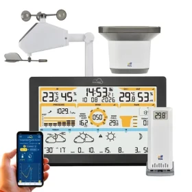 TFA 35.8106.01 / Meteostanica / bezdrôtová WiFi / predpoveď počasia / vetromer a zrážkomer (35.8106.01)