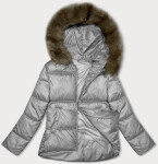 Dámska bunda S'west Grey Bubble Jacket (B8190-9) odstíny šedé M (38)
